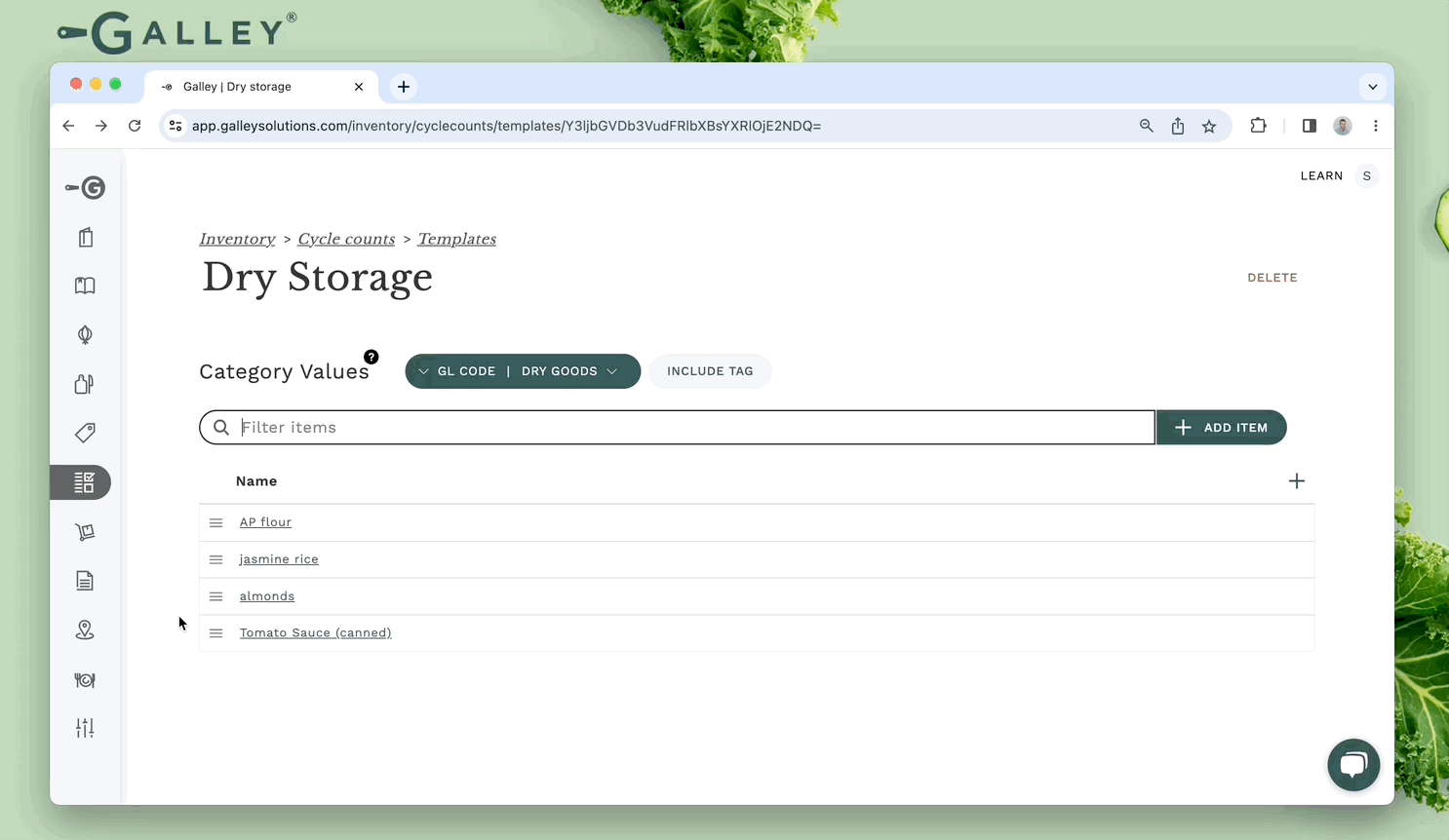 How do I create a Cycle Count Template?